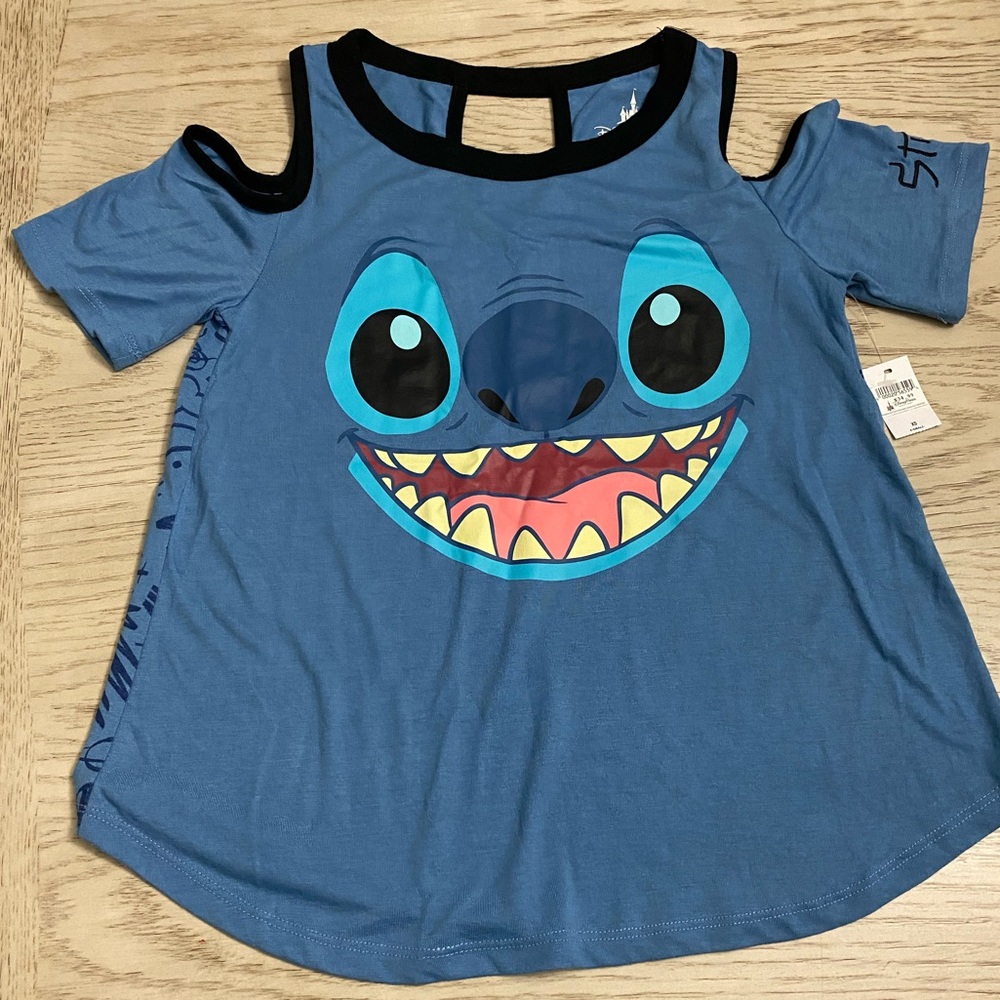 Disney Blue Stitch Short Sleeve Tee